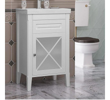 Тумба с раковиной белый матовый 50 см R Opadiris Палермо