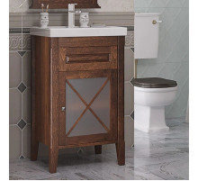 Тумба с раковиной светлый орех 50 см R Opadiris Палермо