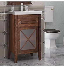 Тумба с раковиной светлый орех 50 см R Opadiris Палермо