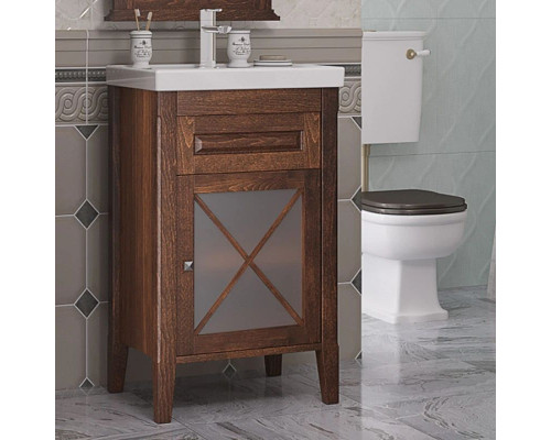 Приобрести Комплект мебели светлый орех 50 см R Opadiris Палермо в магазине сантехники Santeh-Crystal.ru