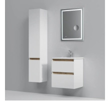 Комплект мебели белый глянец 55 см Am.Pm X-Joy M85AFHX0552WG + M85AWCC0552WG + M91AMOX0553WG