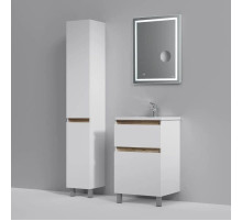 Комплект мебели белый глянец 55 см Am.Pm X-Joy M85AFSX0552WG + M85AWCC0552WG + M91AMOX0553WG