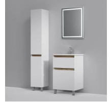 Комплект мебели белый глянец 55 см Am.Pm X-Joy M85AFSX0552WG + M85AWCC0552WG + M91AMOX0551WG