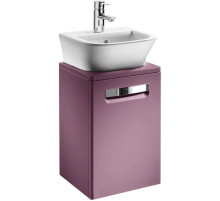 Тумба с раковиной фиолетовый 45 см Roca The Gap ZRU9302743 + 327477000