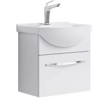 Тумба с раковиной белый глянец 50 см Aqwella Allegro Agr.01.05/1 + 4620008195766