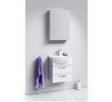 Комплект мебели белый глянец 50 см Aqwella Allegro Agr.01.05/2 + 4620008195766 + MC.04.05