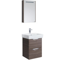 Комплект мебели дуб макиато 50 см Акватон Сильва 1A211701SIW50 + 1WH302184 + 1A215502SIW5L