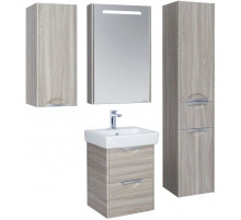 Комплект мебели дуб фьорд 50 см Акватон Сильва 1A211701SIW60 + 1WH302184 + 1A215502SIW6L