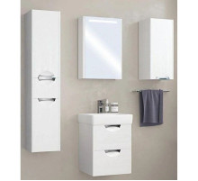 Комплект мебели дуб полярный 50 см Акватон Сильва 1A211701SIW70 + 1WH302184 + 1A215502SIW7L