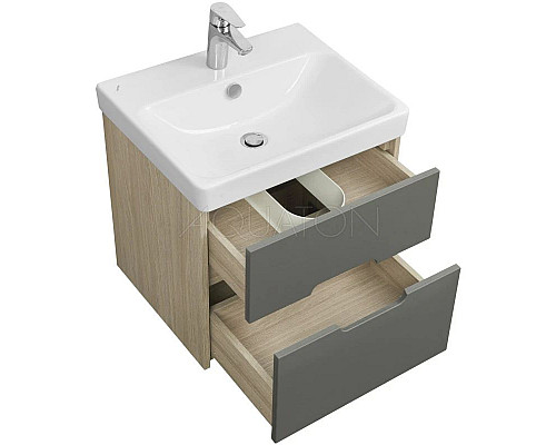 Santeh-Crystal.ru: Комплект мебели грей/дуб ойстер 55 см Акватон Оливия 1A254201OLUG0 + 1WH501620 + 1A256502A1010 Купить Комплект мебели грей/дуб ойстер 55 см Акватон Оливия 1A254201OLUG0 + 1WH501620 + 1A256502A1010 в магазине сантехники Santeh-Crystal.ru