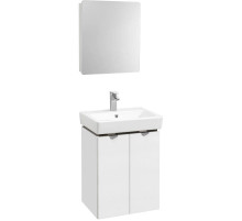 Комплект мебели белый глянец/серый кашемир 55 см Акватон Скай 1A238101SY010 + 1WH302185 + 1A238402SY010