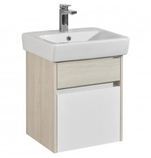 Тумба с раковиной белый глянец/ясень фабрик 50 см Акватон Верди 1A1959K1VDAV0