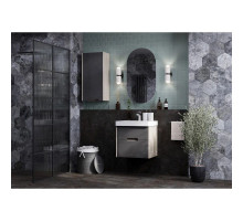 Комплект мебели грей/дуб ойстер 55 см Акватон Оливия 1A254201OLUG0 + 1WH501620 + 1A256402A1010