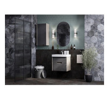 Комплект мебели грей/дуб ойстер 55 см Акватон Оливия 1A254201OLUG0 + 1WH501620 + 1A256502A1010