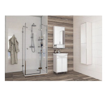 Комплект мебели белый глянец/ясень фабрик 50,5 см Акватон Рико 1A212401RIB90 + 1WH207781 + 1A212302RIB90