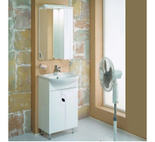 Комплект мебели белый глянец 50,5 см Акватон Панда 1A053701PD010 + 1WH110171 + 1A007402PD01R