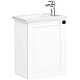 Заказать Тумба с раковиной белый матовый 45 см L Vitra Root Classic 68603 в магазине сантехники Santeh-Crystal.ru