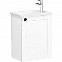 Тумба с раковиной белый матовый 45 см R Vitra Root Classic 68610 Тумба с раковиной белый матовый 45 см R Vitra Root Classic 68610