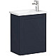 Приобрести Тумба с раковиной темно-синий матовый 45 см L Vitra Root Classic 68608 в магазине сантехники Santeh-Crystal.ru