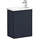 Купить Тумба с раковиной темно-синий матовый 45 см R Vitra Root Classic 68615 в магазине сантехники Santeh-Crystal.ru