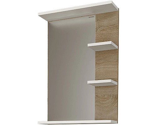 Купить Комплект мебели дуб сонома/белый глянец 51 см Grossman Поло 105004 + 659 + 204701 в магазине сантехники Santeh-Crystal.ru