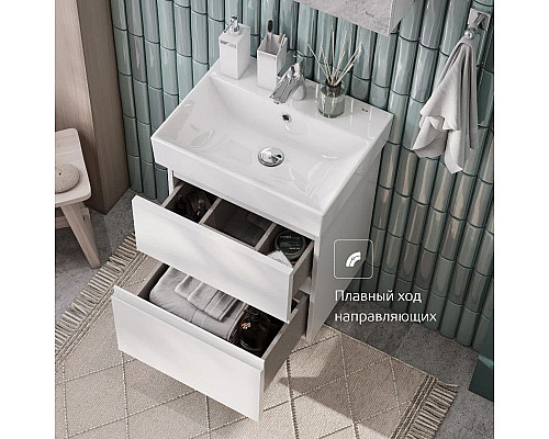 Santeh-Crystal.ru: Комплект мебели белый глянец 50 см Roca Oleta A857638806 + 3274C300Y + A857644806 Приобрести Комплект мебели белый глянец 50 см Roca Oleta A857638806 + 3274C300Y + A857644806 в магазине сантехники Santeh-Crystal.ru