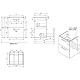 Купить Тумба белый глянец 47,6 см Cersanit Melar 64127 в магазине сантехники Santeh-Crystal.ru