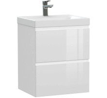 Тумба белый глянец 47,6 см Cersanit Moduo 64139