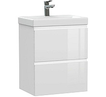 Тумба белый глянец 47,6 см Cersanit Moduo Slim 64124