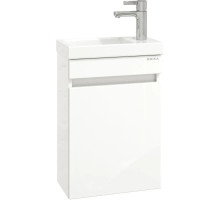 Тумба белый глянец 39 см Onika Милтон 104007