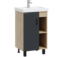 Тумба дуб сонома/серый матовый 47 см Onika Тимбер 105035