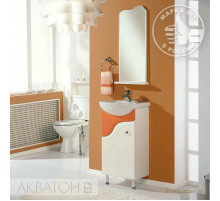 Тумба КОЛИБРИ 45 левый рыжий матовый Aquaton 1A065201KO47L