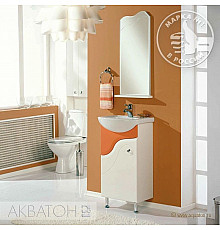 Тумба КОЛИБРИ 45 левый рыжий матовый Aquaton 1A065201KO47L