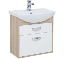 Тумба дуб сонома/белый 60,4 см Aquanet Грейс 00198377