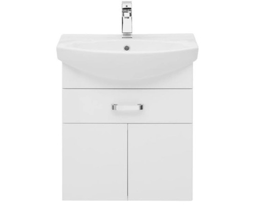 Купить Тумба белый 55,4 см Aquanet Ирис 00198381 в магазине сантехники Santeh-Crystal.ru