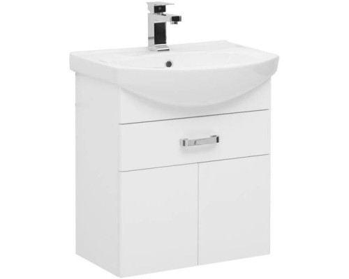 Купить Тумба белый 55,4 см Aquanet Ирис 00198381 в магазине сантехники Santeh-Crystal.ru