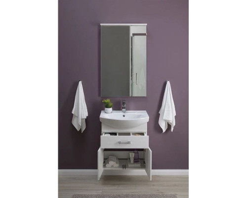 Купить Тумба белый 55,4 см Aquanet Ирис 00198381 в магазине сантехники Santeh-Crystal.ru