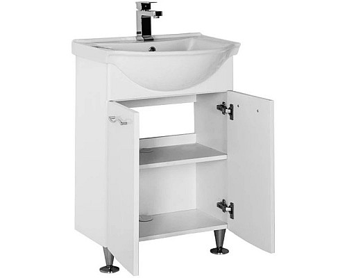 Santeh-Crystal.ru: Тумба белый 56,5 см Aquanet Моника 00186769 Приобрести Тумба белый 56,5 см Aquanet Моника 00186769 в магазине сантехники Santeh-Crystal.ru