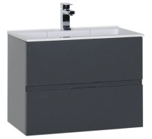 Тумба серый антрацит 69 см Aquanet Алвита 00183992