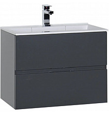 Тумба серый антрацит 69 см Aquanet Алвита 00183992