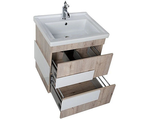 Заказать Тумба дуб кантри 55,5 см Aquanet Мадейра 00183069 в магазине сантехники Santeh-Crystal.ru