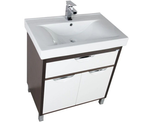 Заказать Тумба белый/венге 72 см Aquanet Гретта 00171584 в магазине сантехники Santeh-Crystal.ru