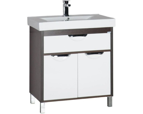 Заказать Тумба белый/венге 72 см Aquanet Гретта 00171584 в магазине сантехники Santeh-Crystal.ru