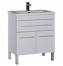 Тумба белый 74 см Aquanet Верона 00182706