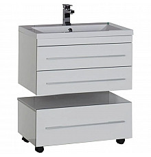 Тумба белый 74 см Aquanet Верона 00176669