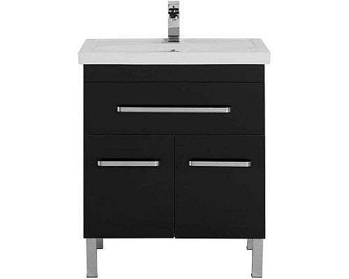 Приобрести Тумба черный 67,2 см Aquanet Сиена 00189222 в магазине сантехники Santeh-Crystal.ru