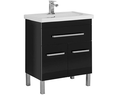 Приобрести Тумба черный 67,2 см Aquanet Сиена 00189222 в магазине сантехники Santeh-Crystal.ru