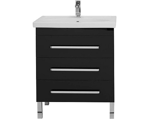 Купить Тумба черный 67,2 см Aquanet Сиена 00189224 в магазине сантехники Santeh-Crystal.ru