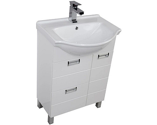 Приобрести Тумба белый 56,5 см Aquanet Сити 00172683 в магазине сантехники Santeh-Crystal.ru