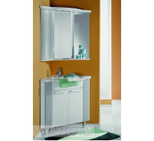 Тумба АЛЬТАИР 62  угловой бело-серое Акватон 1A042601AR310